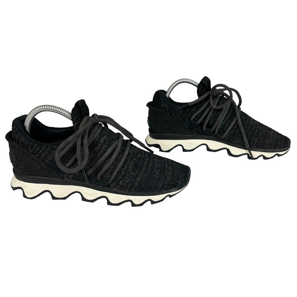 Sorel Sneakers Womens Size 7.5 Kinetic Lace Black Trainers Running Shoes - Picture 2 of 9